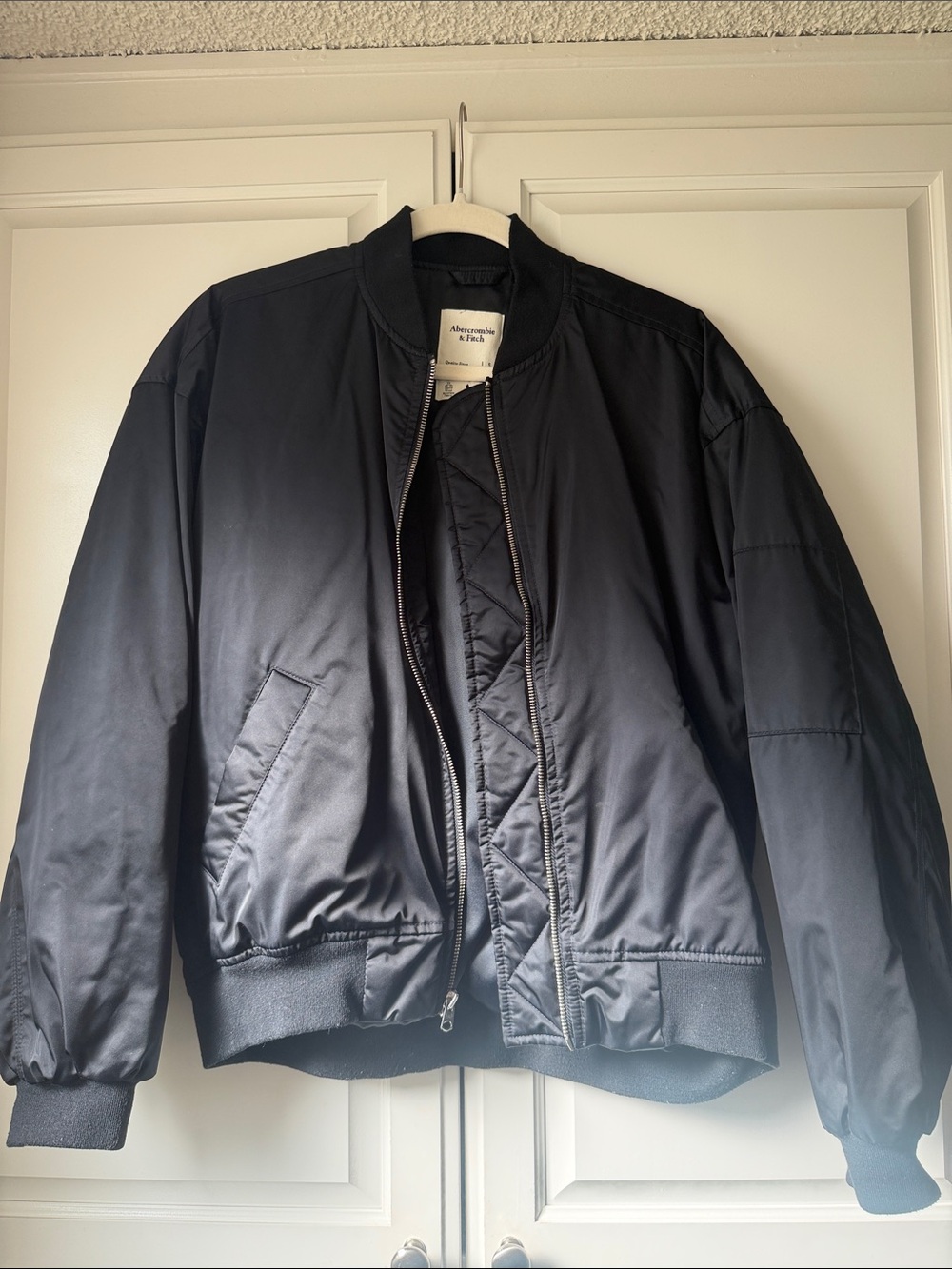 Abercrombie & Fitch Black Bomber Jacket